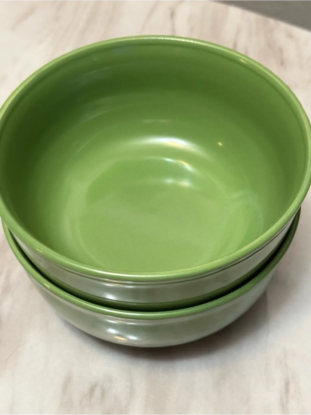 Royal Norfolk Solid Green Cereal Bowls 6” R Set If 2